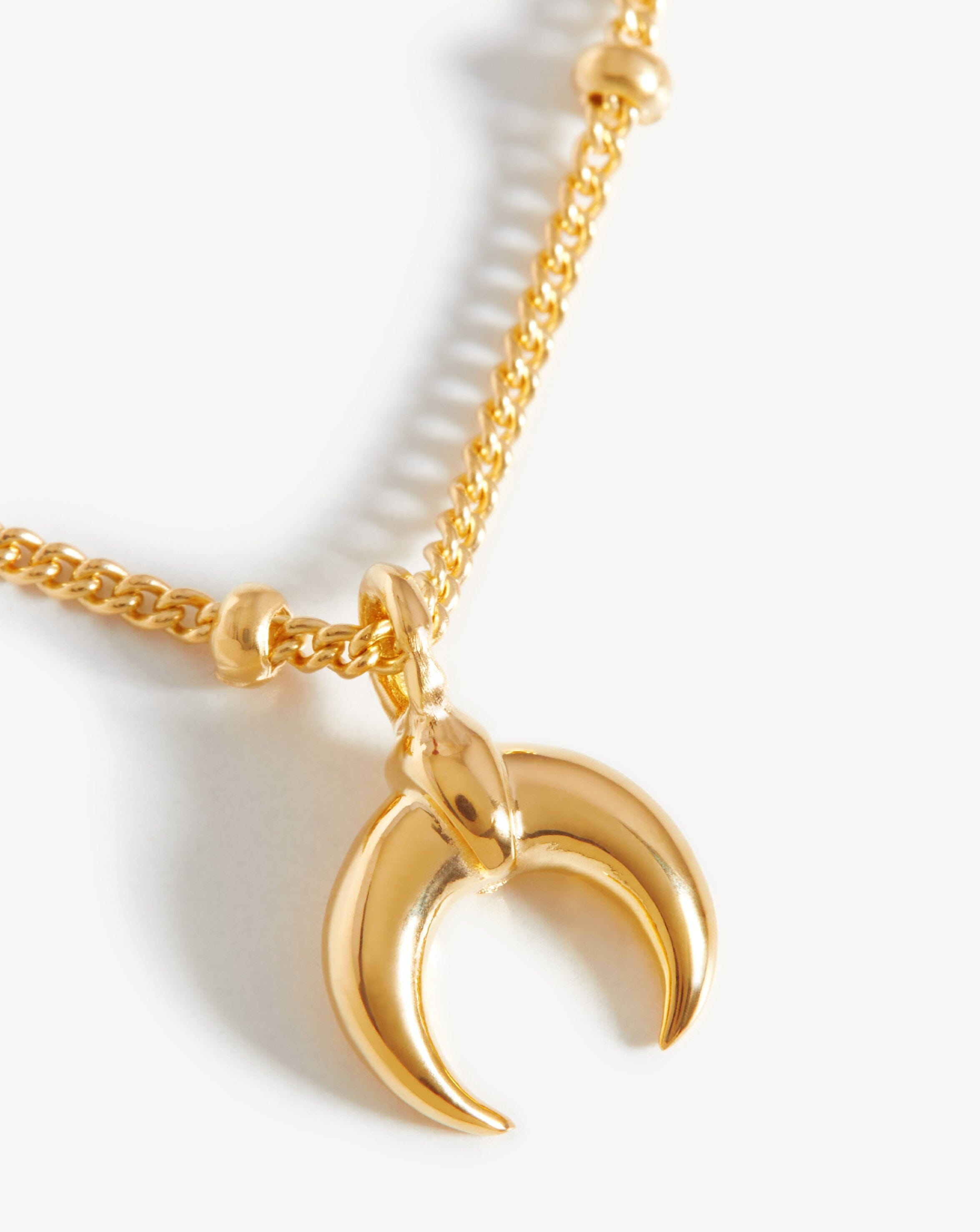 Lucy Williams Tiny Horn Choker | 18ct Gold Plated Vermeil Necklaces Missoma 