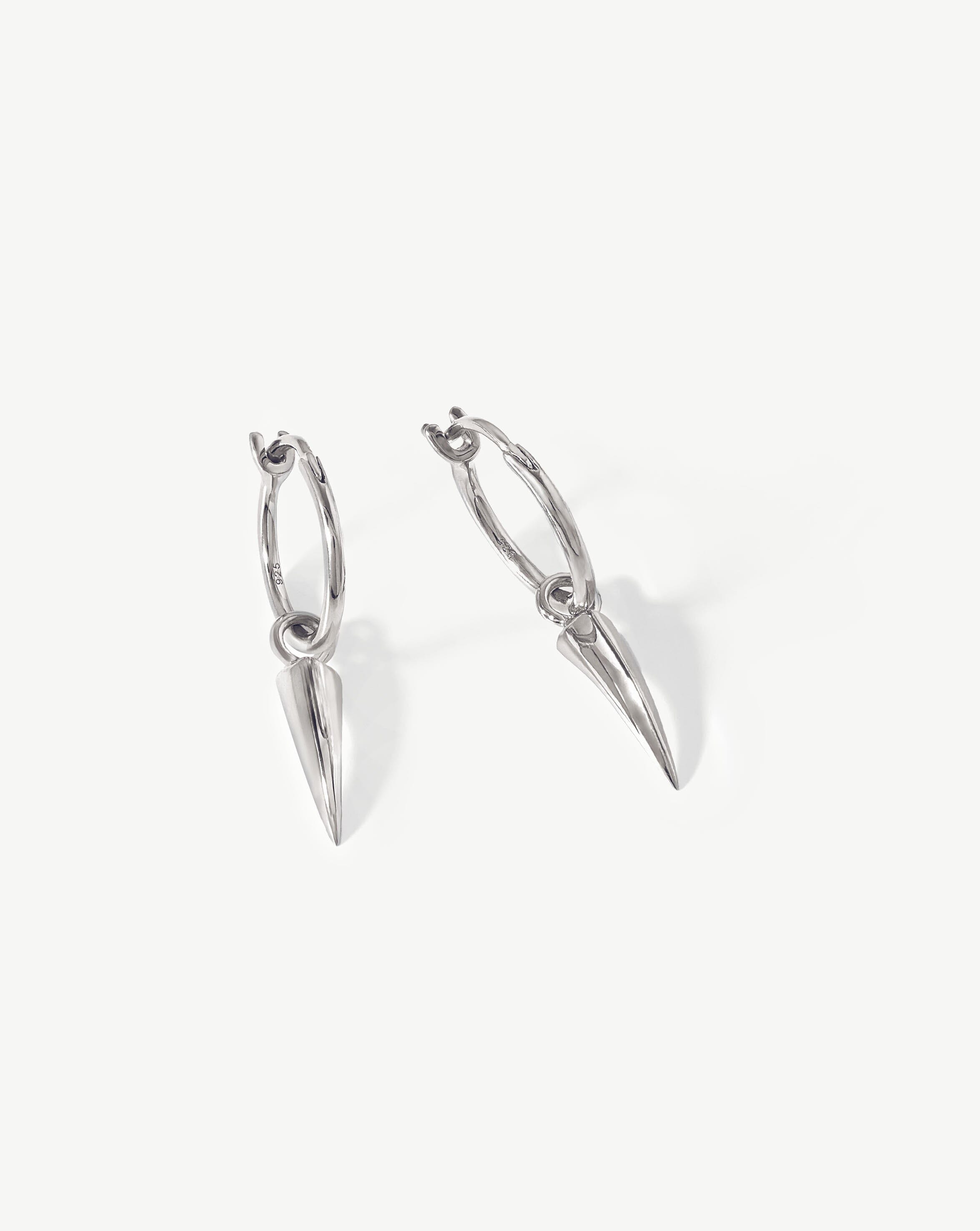 Mini Claw Charm Hoop Earrings Earrings Missoma 