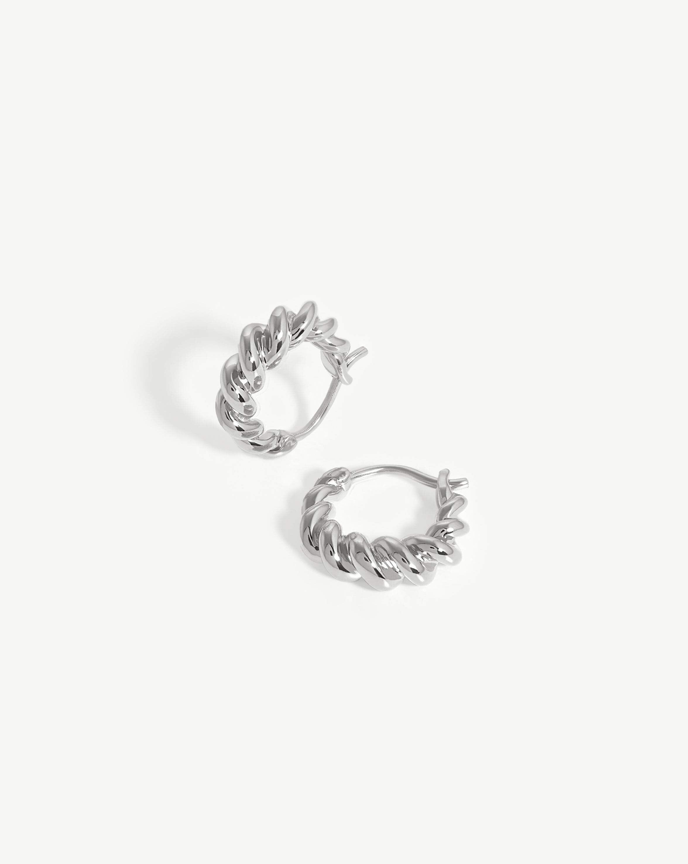 Mini Tidal Hoop Earrings | Sterling Silver Earrings Missoma 