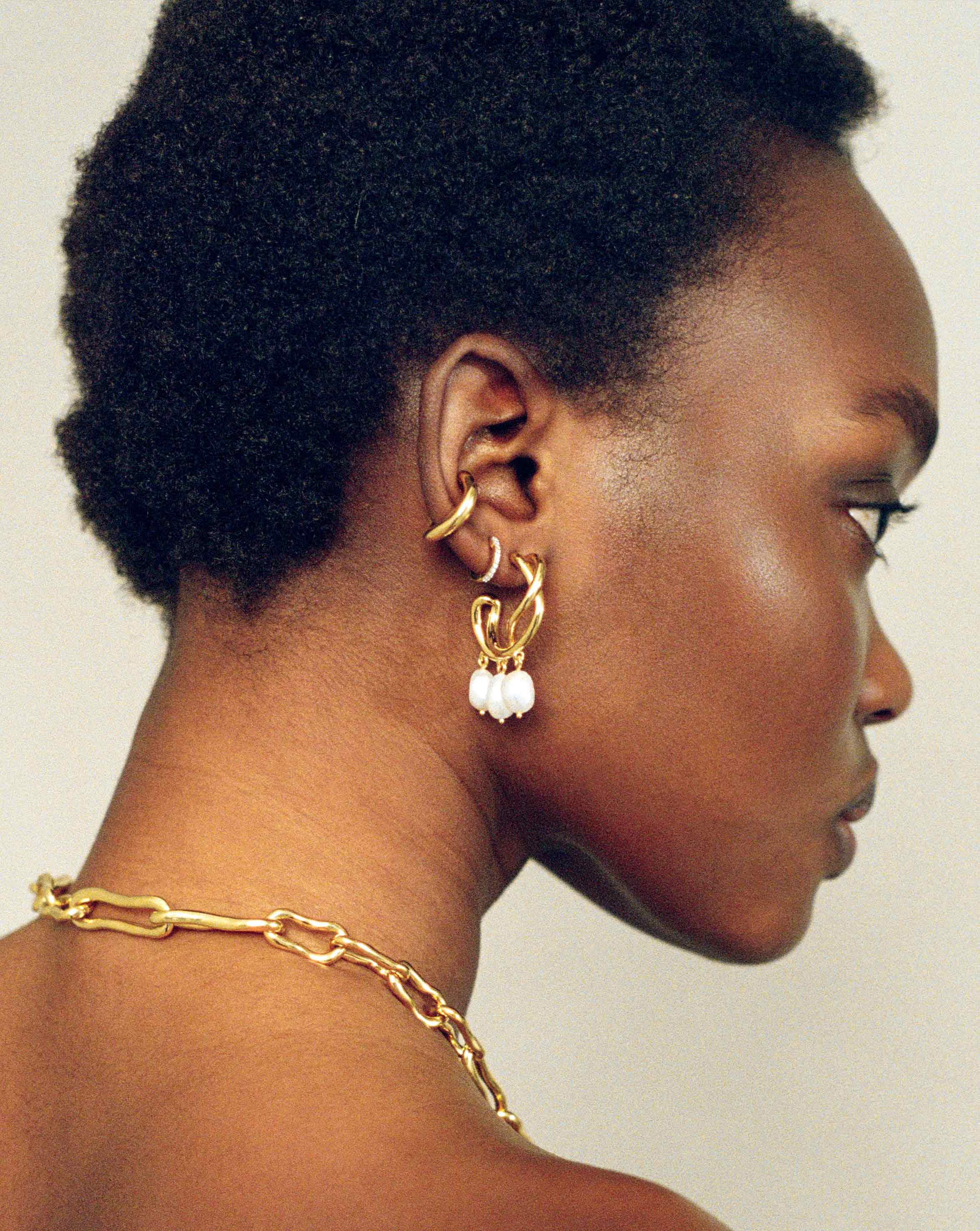 Molten Ear Cuff Earrings Missoma 