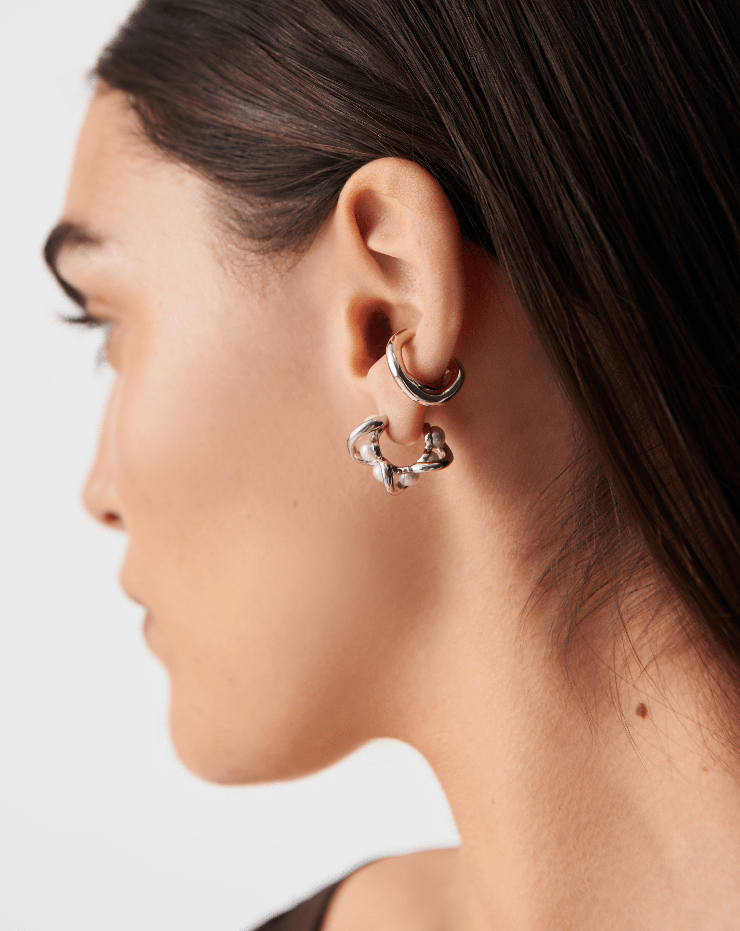 Molten Ear Cuff Earrings Missoma 