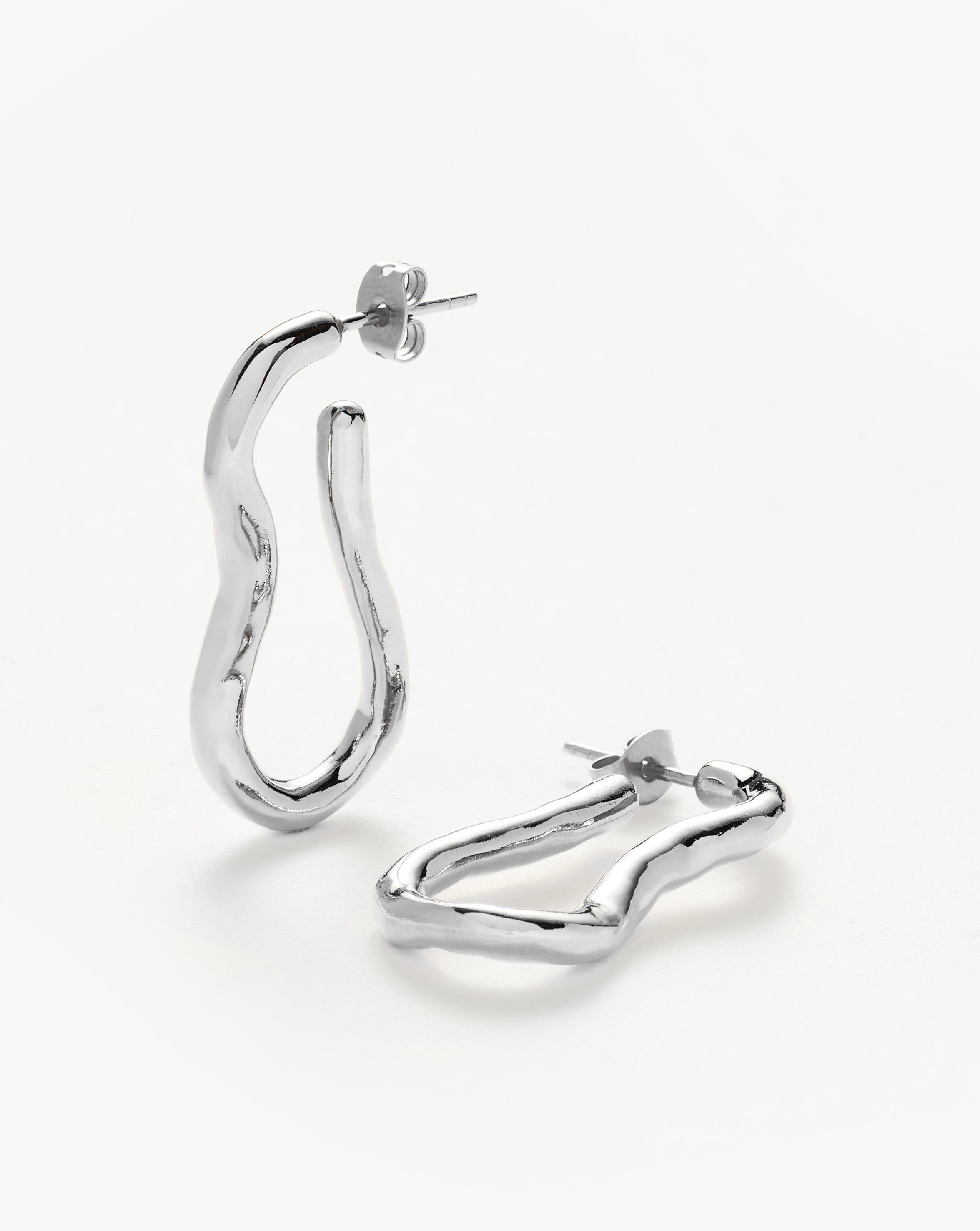 Molten Ovate Hoop Earrings Earrings Missoma 