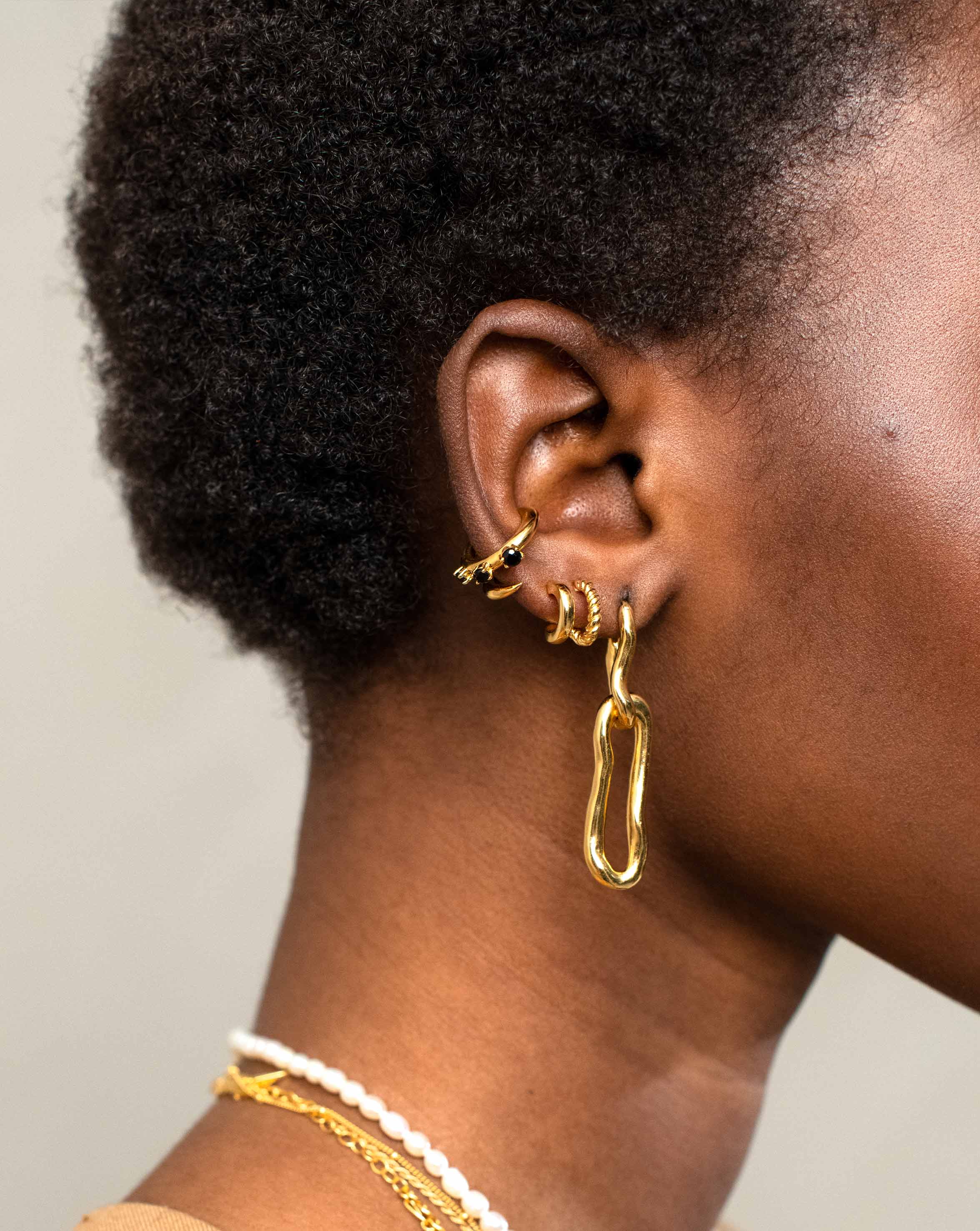 Molten Ovate Mismatch Hoop Earrings Earrings Missoma 