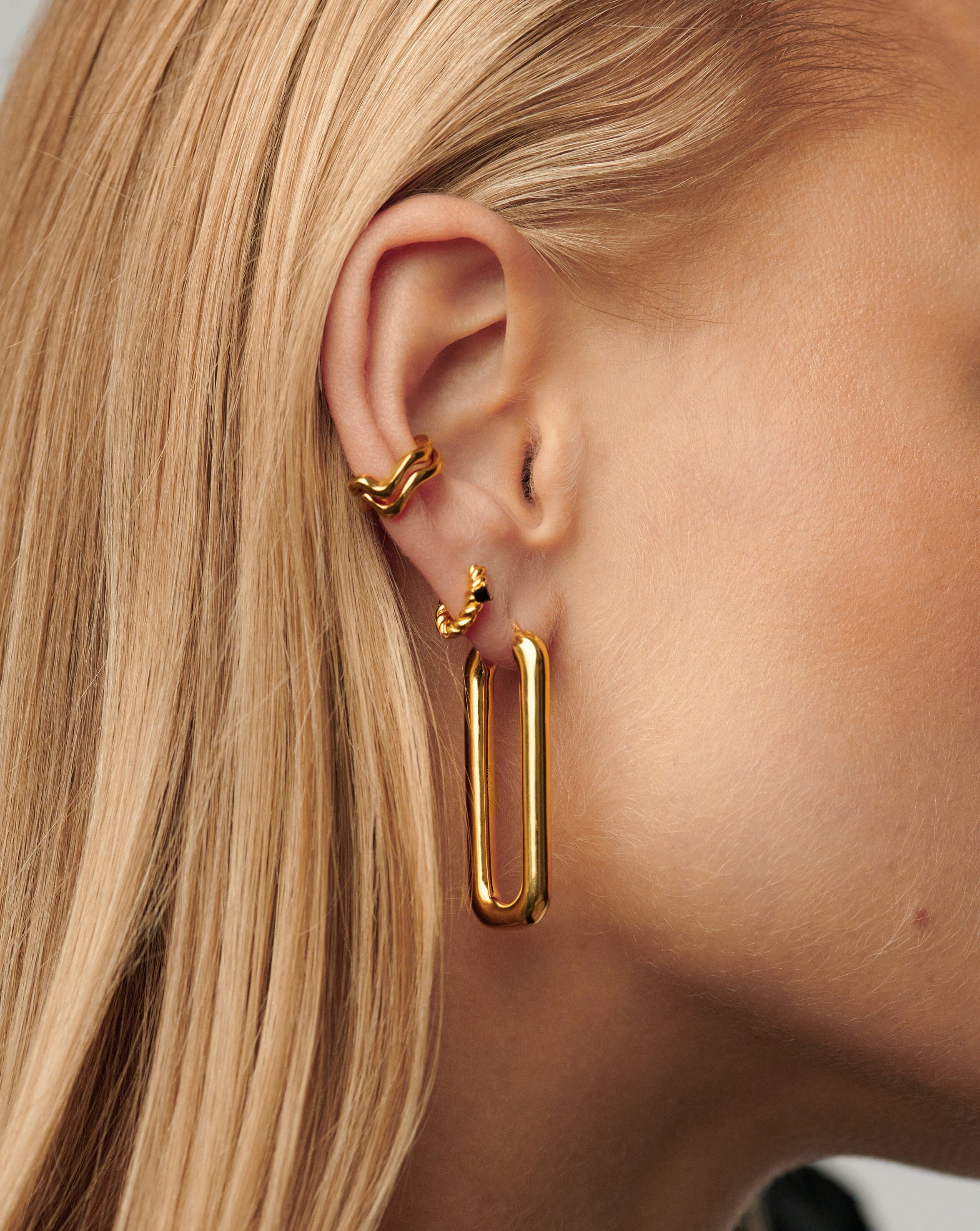 Ovate Hoop Earrings Earrings Missoma 