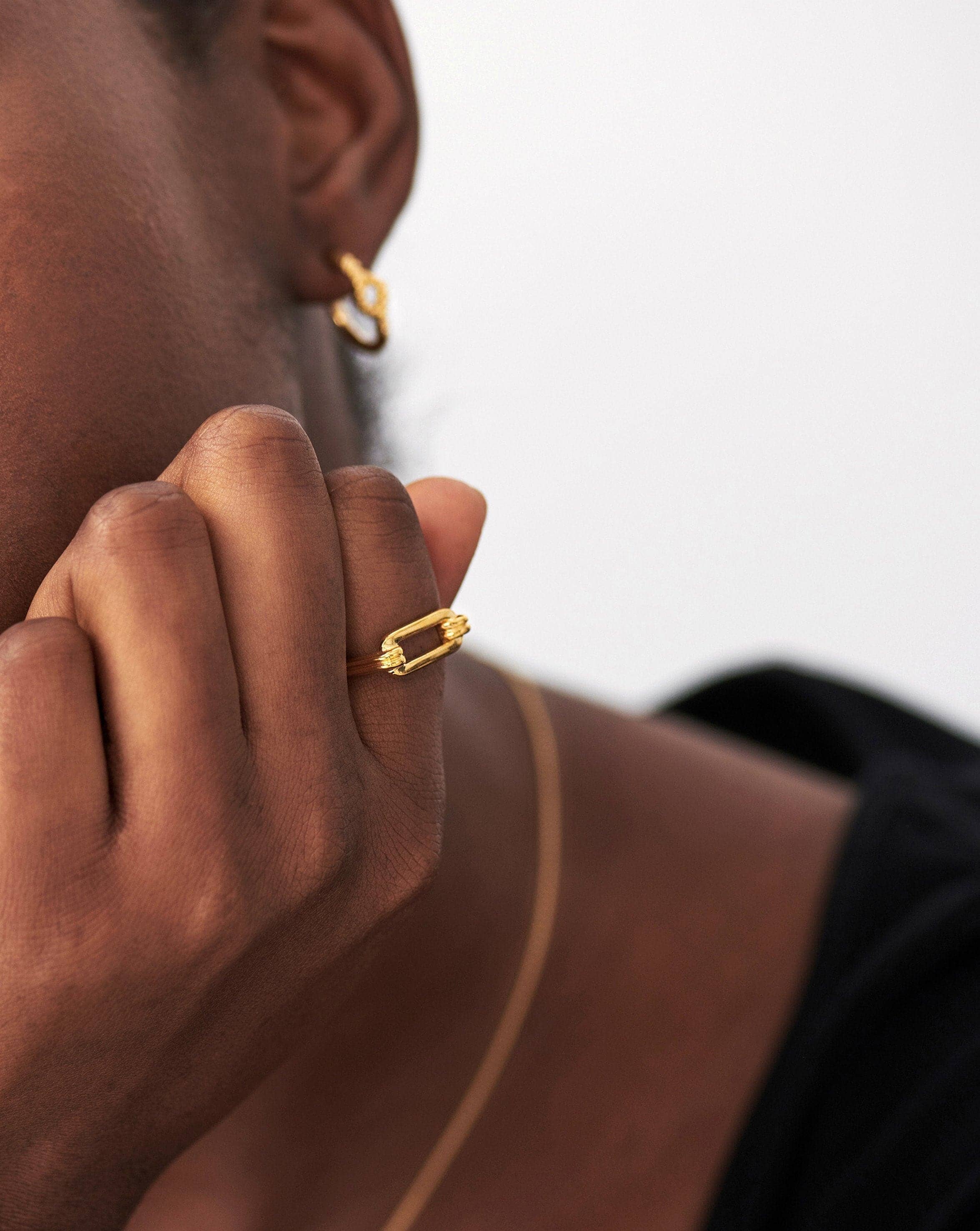 Ovate Ring | 18ct Gold Plated Vermeil Rings Missoma 