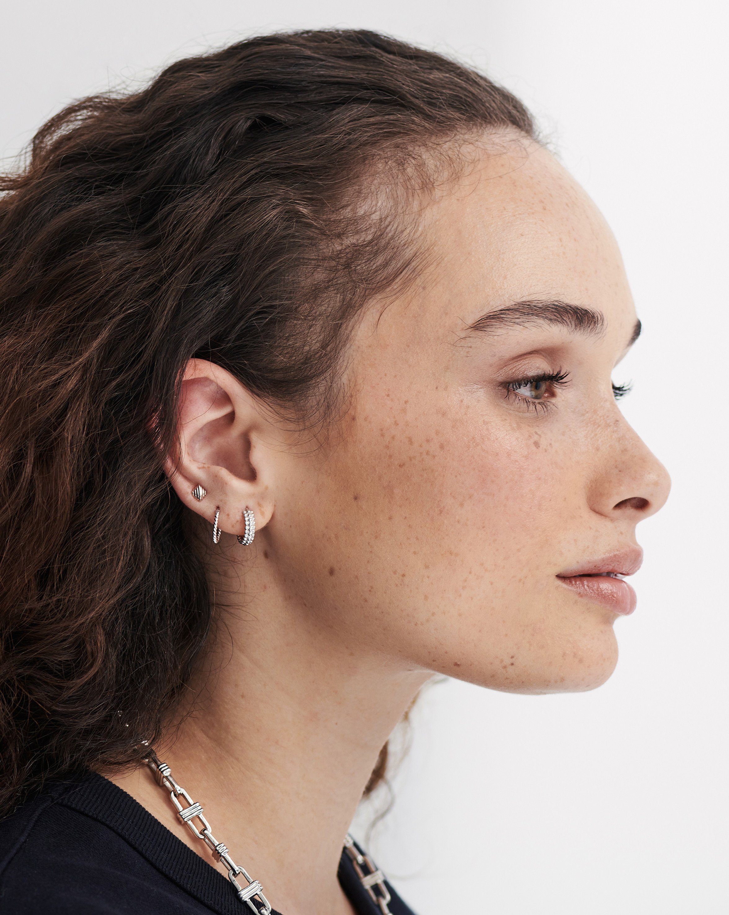 Ridge Stud Earrings Earrings Missoma 