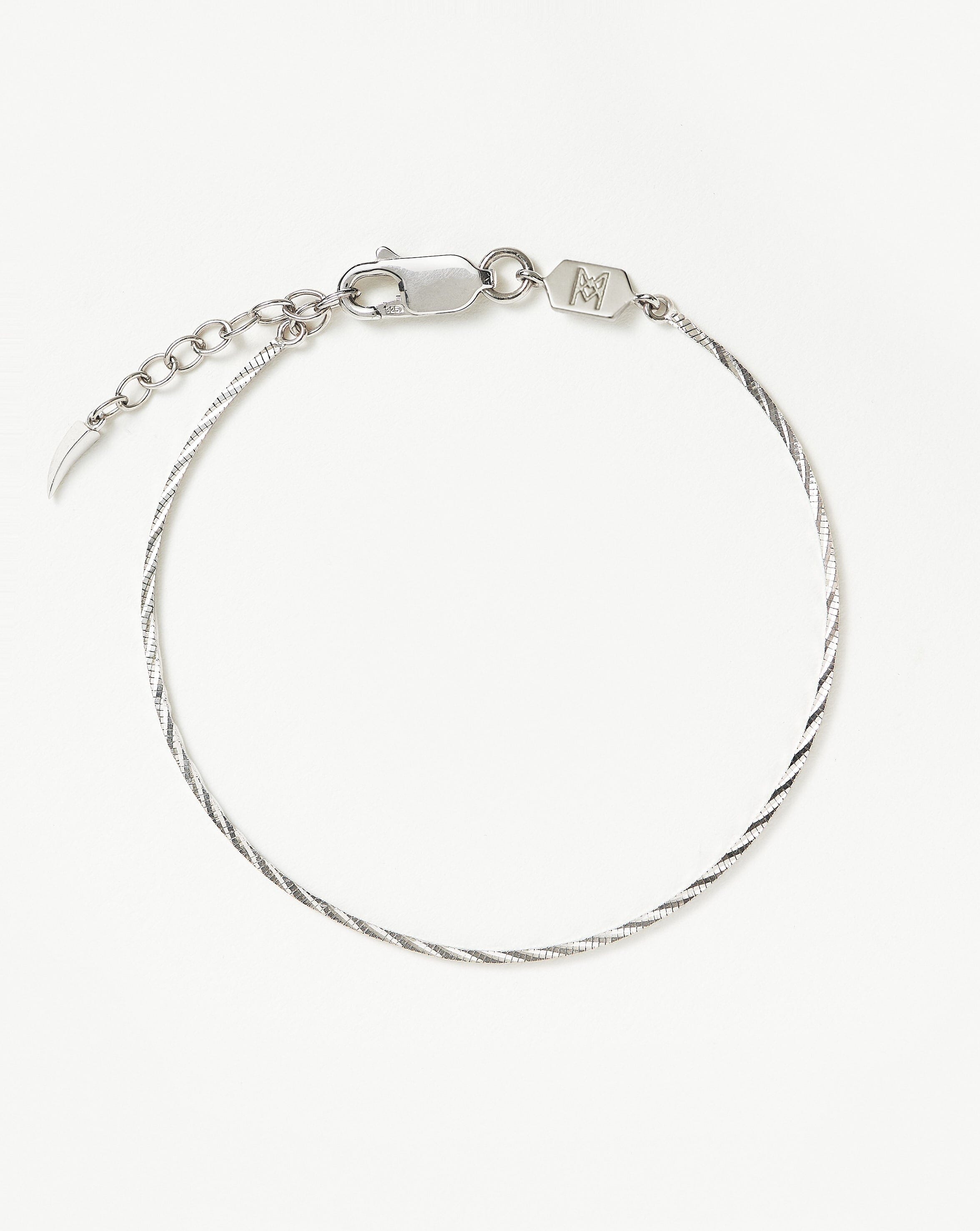 Savi Asymmetric Square Snake Chain Bracelet Bracelets Missoma 