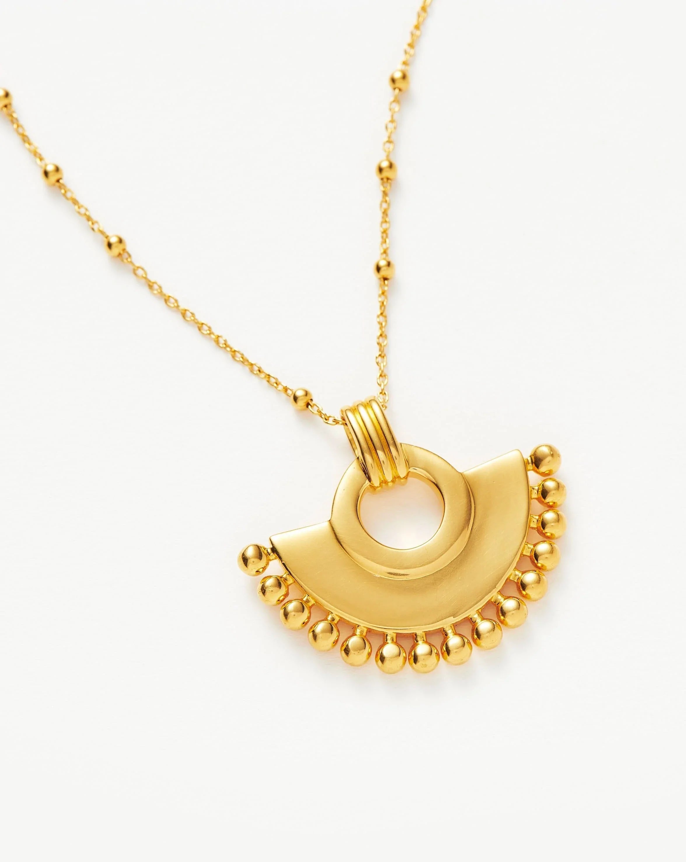 Zenyu Fan Necklace | 18ct Gold Plated Necklaces Missoma 