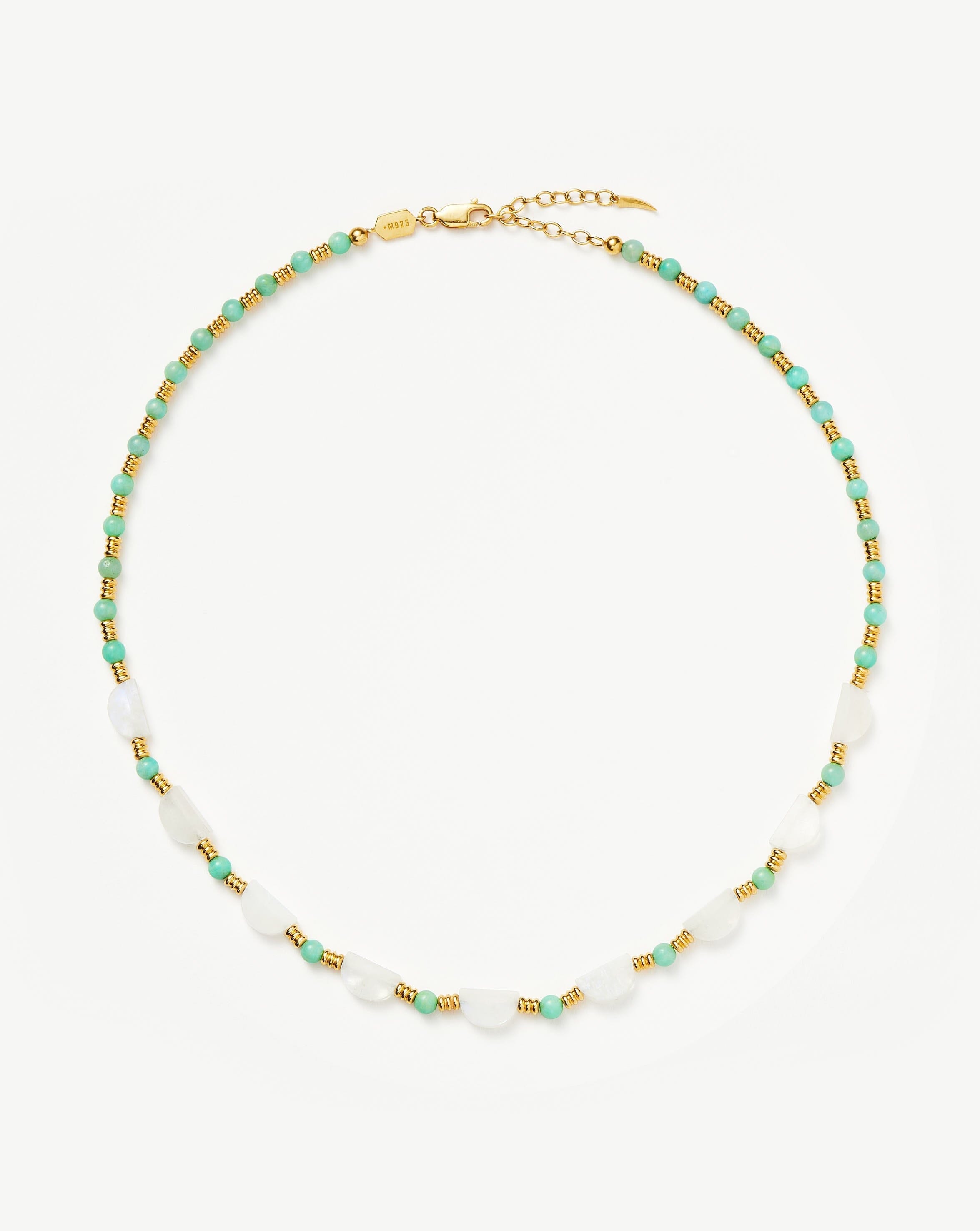 Zenyu Gemstone Beaded Choker Necklaces Missoma 