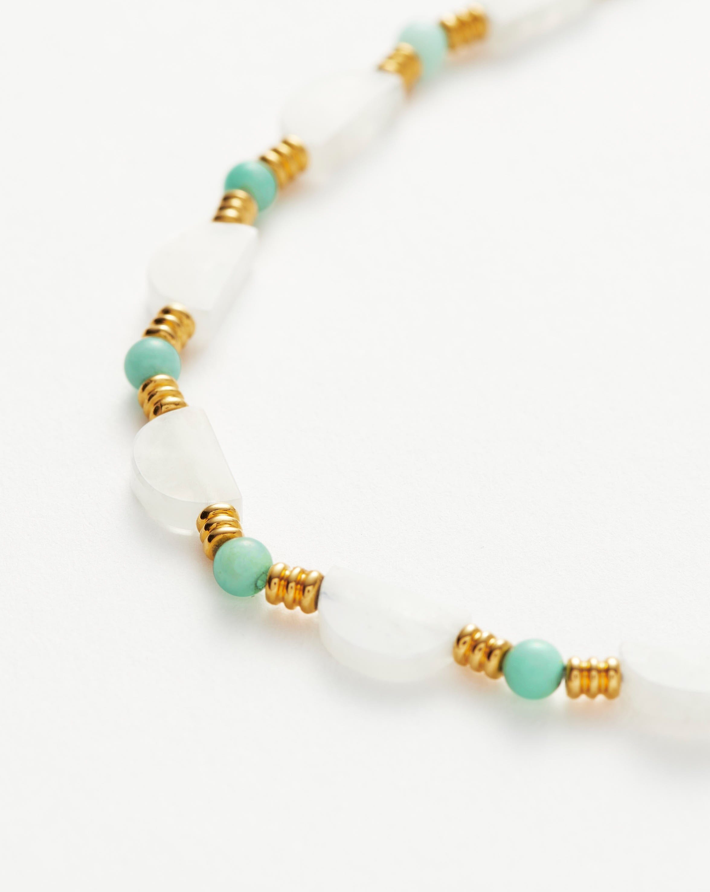 Zenyu Gemstone Beaded Choker Necklaces Missoma 